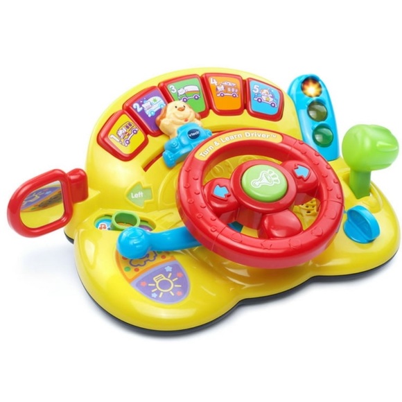 VTech Learn & Turn Driver, Yellow - Picture 6 of 14